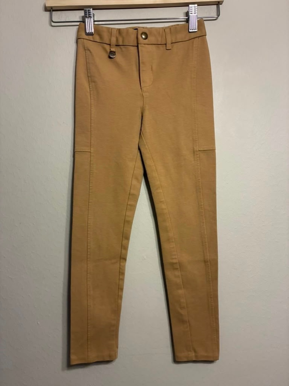 Polo Ralph Lauren Girls Tan equestrian leggings Size 6X